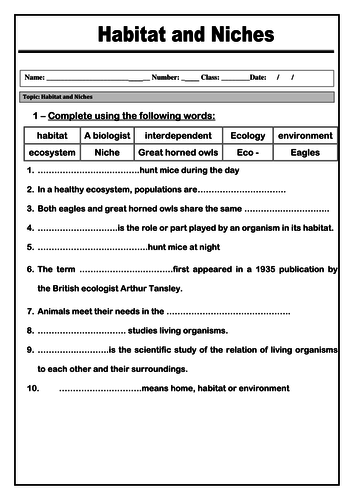 habitat-and-niches-worksheet-teaching-resources