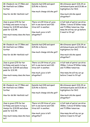 factors reasoning and problem solving year 5