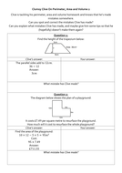 Clumsy Clive On Perimeter, Area and Volume by alutwyche | Teaching ...