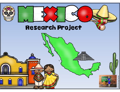 Mexico Research Booklet for Primary Students * Print and Go * | Teaching  Resources