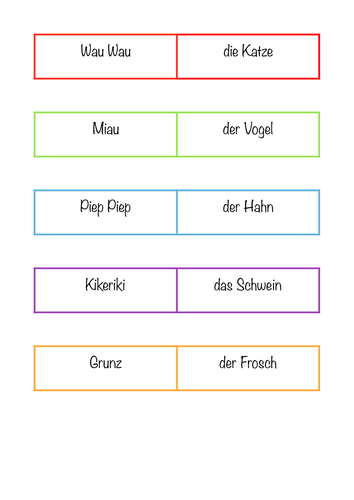 German dominoes bundle | Teaching Resources