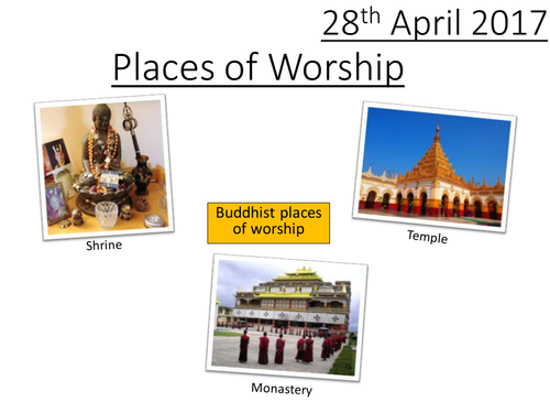 Buddhist Places of Worship - GCSE RS AQA New Specification