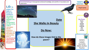 She walks in beauty analysis essay