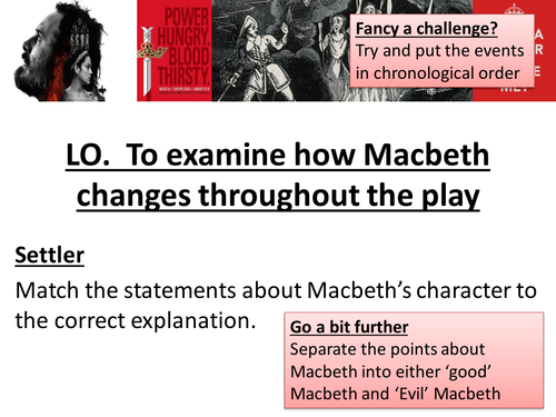 Macbeth Revision Resource AQA New Spec - How Macbeth Changes