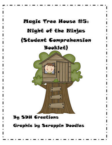 Differentiated Reading Comprehension for Magic Tree House Night of The  Ninjas