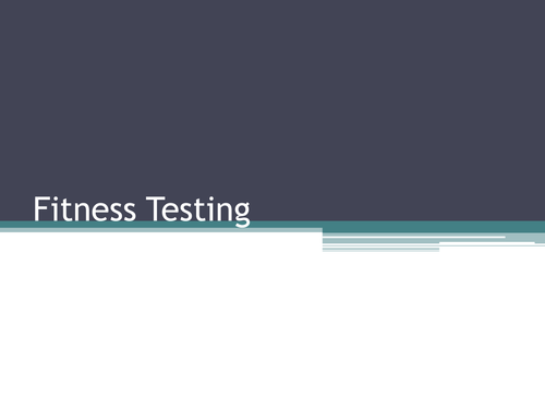 AS PE Edexcel NEW SPEC - Fitness Testing and Analysis | Teaching Resources