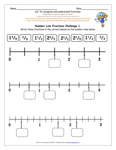 KS2 Y3 Y4 Understanding Fractions 25 Pages Of Worksheets Plus A Game 