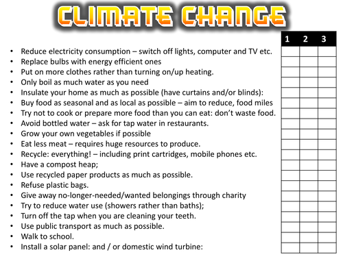 Climate change