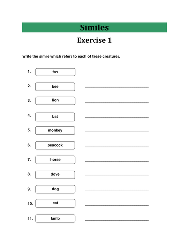 similes-and-metaphors-worksheet