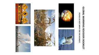 Global Warming Revision Guide KS3 | Teaching Resources
