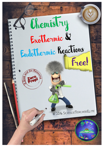 Exothermic & Endothermic Reactions Worksheet | Teaching Resources