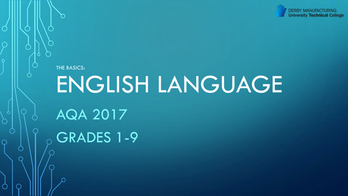 GCSE AQA ENGLISH LANGUAGE PAPER 1&2 REVISION | Teaching Resources