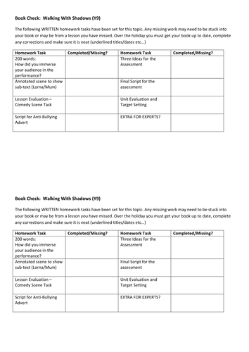 KS3 Drama: Walking With Shadows: Full Scheme of Work