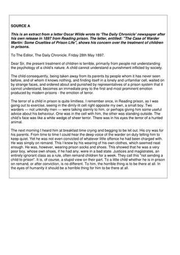 AQA Paper 2 Writers' Viewpoints and Perspective, Section B-Essay and ...
