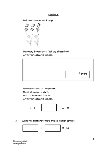 KS1 Year 2 Maths SATs - Addition Revision | Teaching Resources