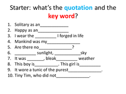 A CHRISTMAS CAROL EXAM PREP AND REVISION LESSON AQA NEW 19 SPEC