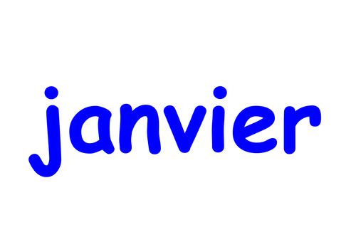 MFL French / Spanish Months of the Year Display Poster | Teaching Resources