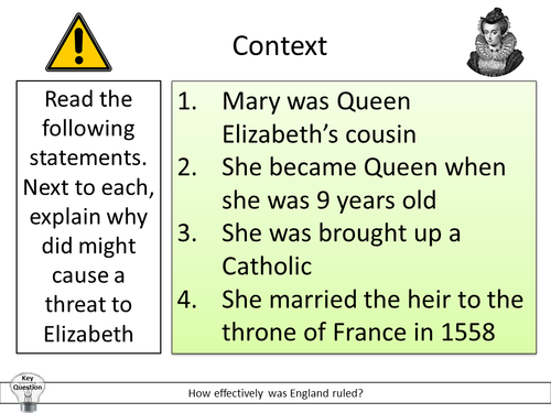 Mary, Queen of Scots | KS3 | Teaching Resources