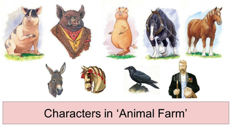 'Animal Farm' by George Orwell- KEY CHARACTERS REVISION by marthacsmall