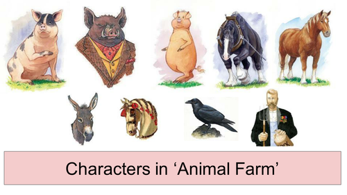 Animal Farm' by George Orwell- KEY CHARACTERS REVISION | Teaching Resources