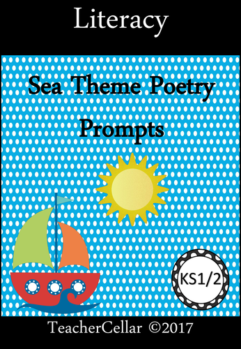 Poetry Prompts Sea Theme KS1/2
