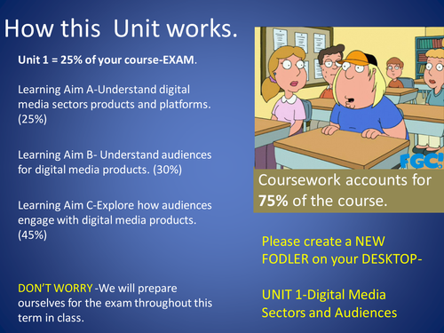Unit 1 Exam Revision Media Studies