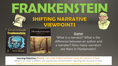 Frankenstein: Shifting Narrative Viewpoints