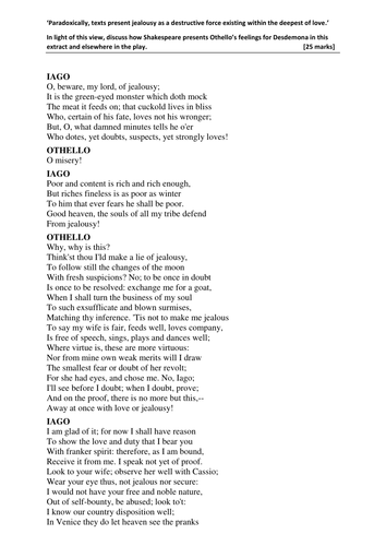 Aqa english literature paper 1 2019 mark scheme image