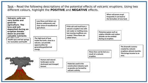 example essay about volcanic eruptions