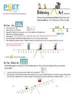 PhET Balancing Act Activity Guide | Teaching Resources