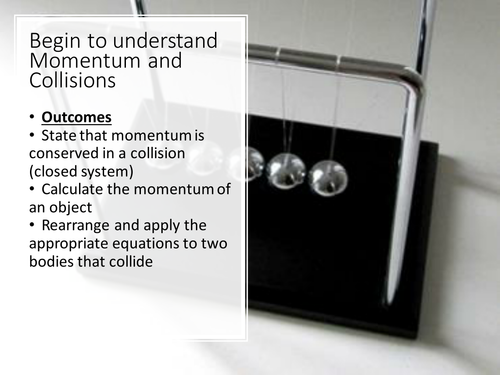 Momentum and collisions complete lesson for GCSE