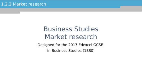 market research video gcse business bbc bitesize