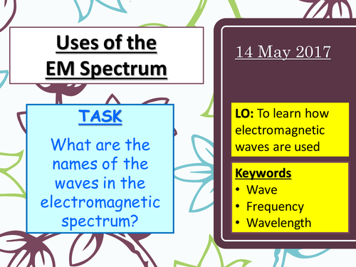 Uses of the Electromagnetic Spectrum Quality Mark Assessment (FULL RESOURCE PACK)