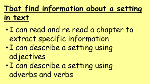 Writing a descriptive setting - the chocolate room | Teaching Resources