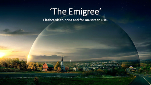 The Emigree Quote flashcards: For Print and Onscreen use with Instructions
