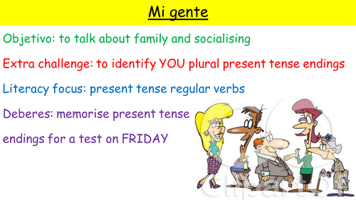 Y10 SPANISH VIVA MODULE 3 MI GENTE: SOCIALISING AND FAMILY