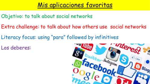 Y10 SPANISH VIVA MODULE 3: MIS APLICACIONES