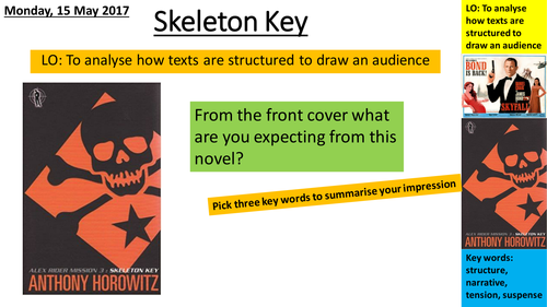 AQA Language Paper 1: Alex Rider: Skeleton Key