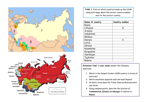 USSR to Russia? | Teaching Resources