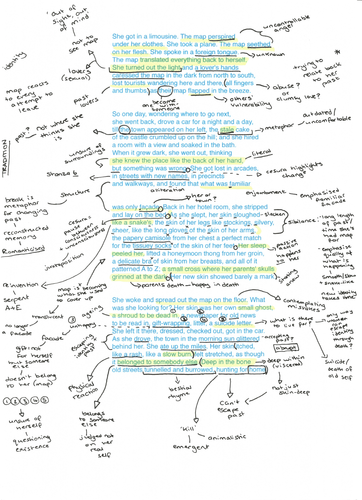 Feminine Gospels Duffy The Map Woman poem analysis Teaching