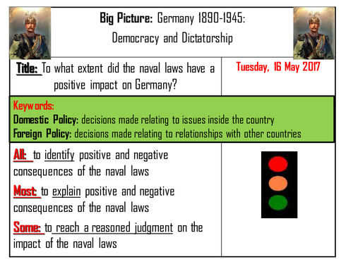 AQA 8145 Germany - Naval Laws