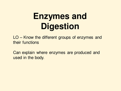 Biology lesson pack 3