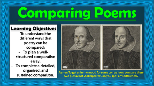 Comparing Poems!