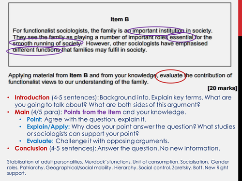 AQA Sociology - Families and Households - Family Diversity.