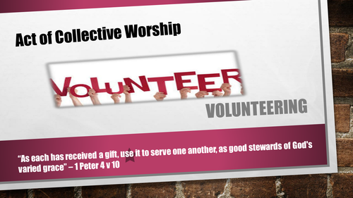 Act of Collective Worship Volunteering