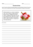 Descriptive Writing - Grade 5 - Worksheet 1 | Teaching Resources