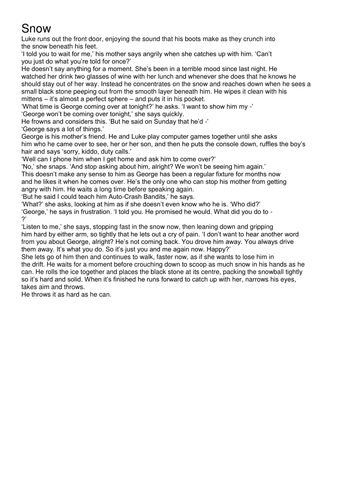 21st century fiction- bundle of 30 extracts (a) | Teaching Resources