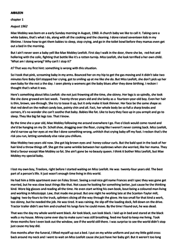 21st century fiction- bundle of 30 extracts (b) | Teaching Resources