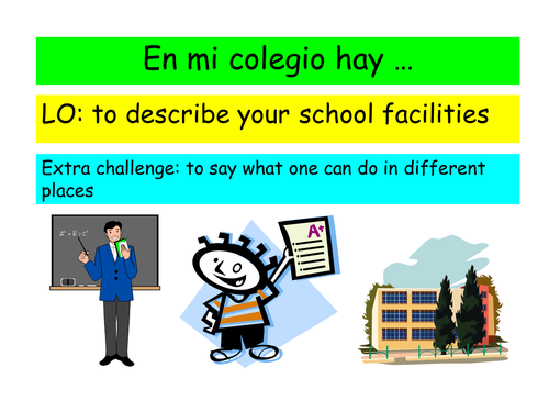 Y10 SPANISH VIVA MODULE 2 : LAS INSTALACIONES