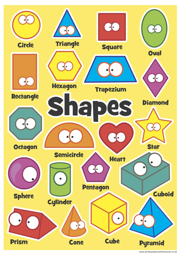 2D and 3D Shapes Mini Poster Pack | Teaching Resources